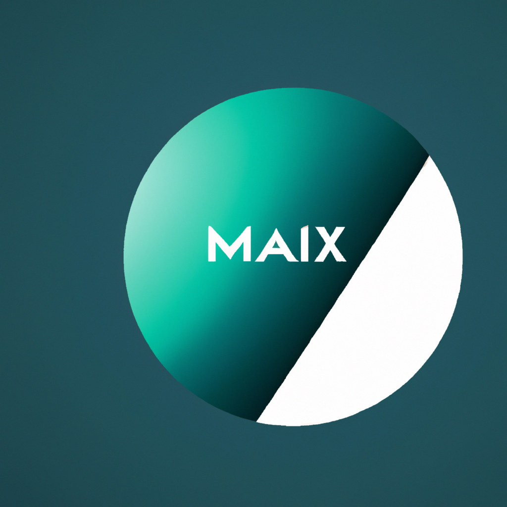 Logo rond PapierZen en dégradé bleu-vert, pli de papier minimal